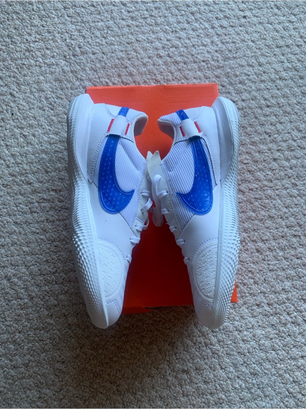 Nike Streetgato gato white game Royal indoor soccer shoes football street wear
